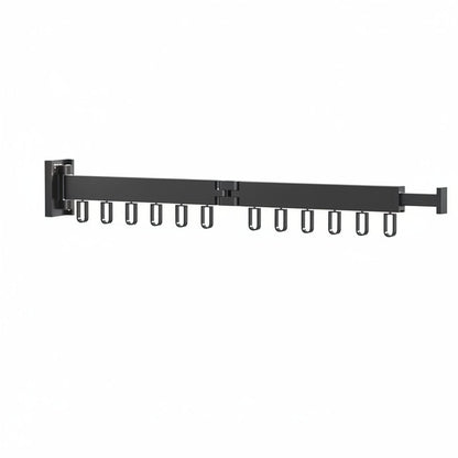 DRYFOLD – Wall-Mounted Retractable Clothes Dryer with Folding Hanger Design