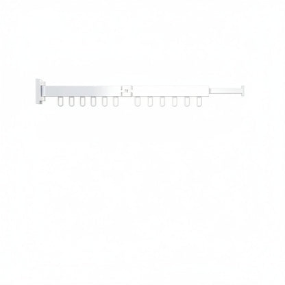 DRYFOLD – Wall-Mounted Retractable Clothes Dryer with Folding Hanger Design