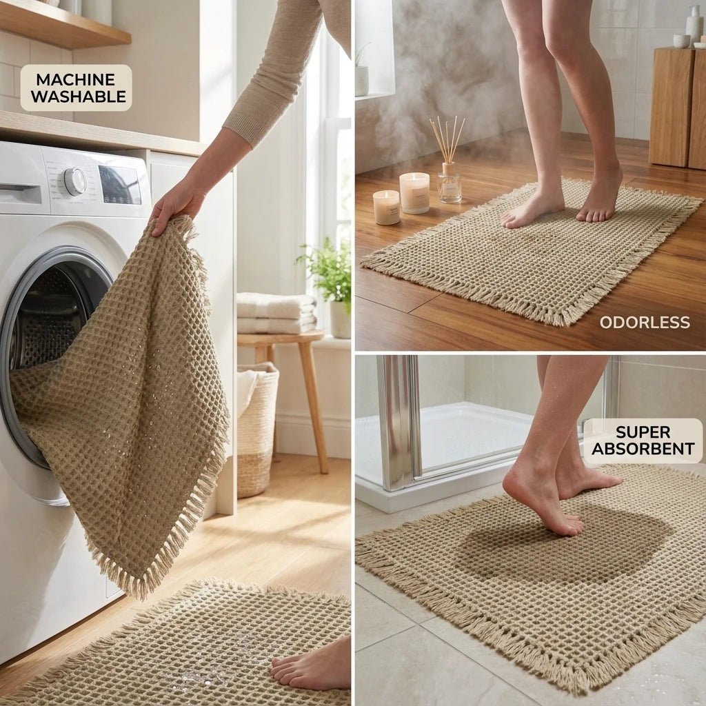 DRYMESH – Ultra-Absorbent Quick-Dry Bath Mat for Everyday Comfort