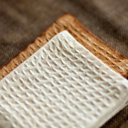 EARTHCHA – Handmade Cotton Linen Dishcloth for Japanese Tea Rituals
