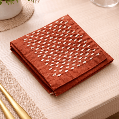 EARTHCHA – Handmade Cotton Linen Dishcloth for Japanese Tea Rituals