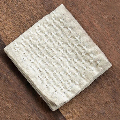 EARTHCHA – Handmade Cotton Linen Dishcloth for Japanese Tea Rituals
