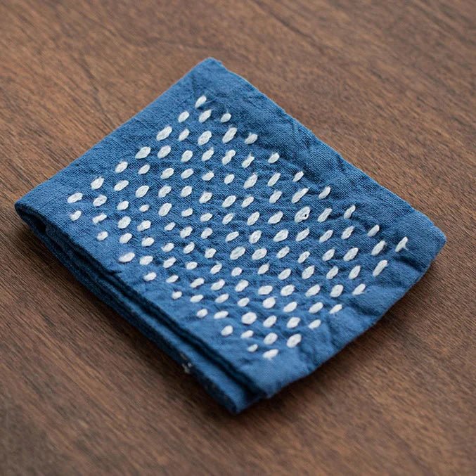 EARTHCHA – Handmade Cotton Linen Dishcloth for Japanese Tea Rituals