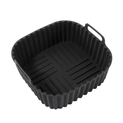 EASYFRY LINER – Premium Silicone Air Fryer Liners, Non-Stick Square Mats for 4–7 QT Ovens