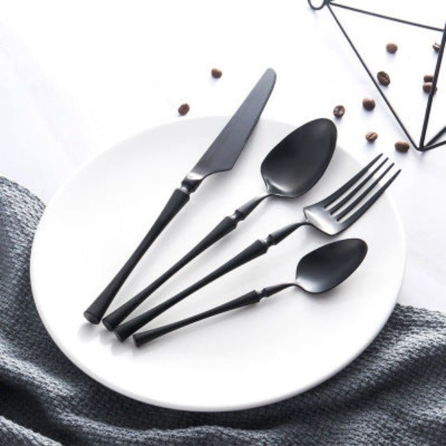 EATURA – Elegant Stainless Steel Cutlery Set, 24 Pieces for Everyday Dining