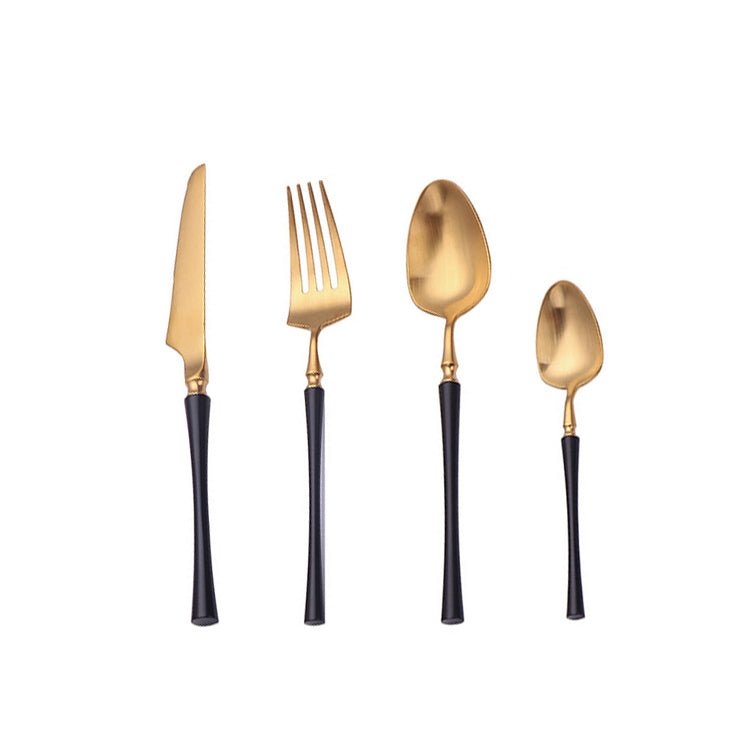 EATURA – Elegant Stainless Steel Cutlery Set, 24 Pieces for Everyday Dining