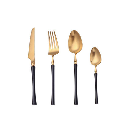 EATURA – Elegant Stainless Steel Cutlery Set, 24 Pieces for Everyday Dining
