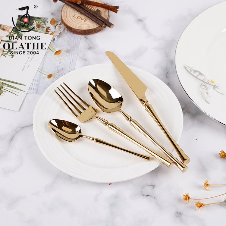EATURA – Elegant Stainless Steel Cutlery Set, 24 Pieces for Everyday Dining