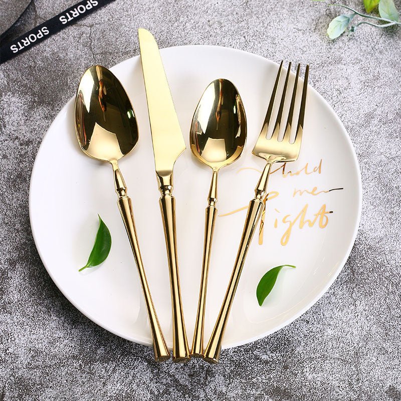 EATURA – Elegant Stainless Steel Cutlery Set, 24 Pieces for Everyday Dining