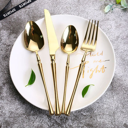 EATURA – Elegant Stainless Steel Cutlery Set, 24 Pieces for Everyday Dining