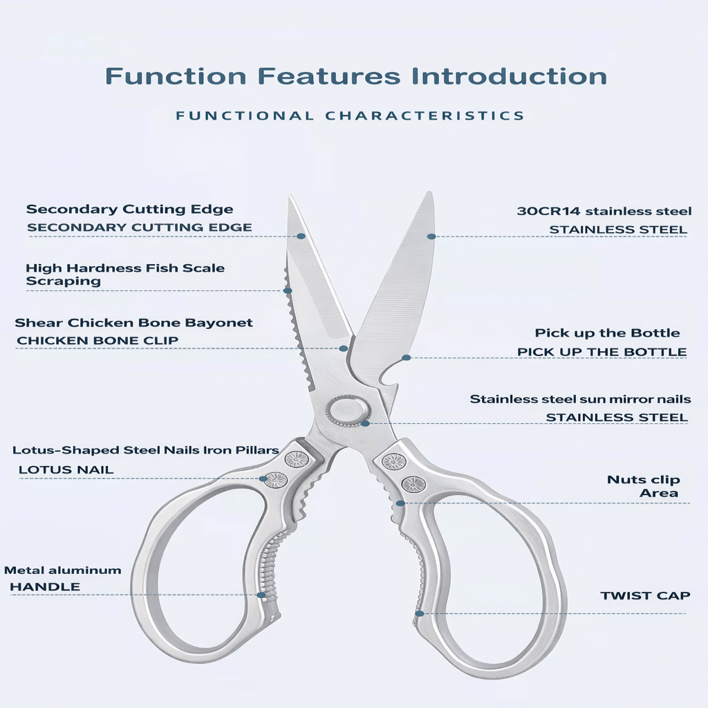 EDGEON – Precision Kitchen Scissors for Herbs & Meats