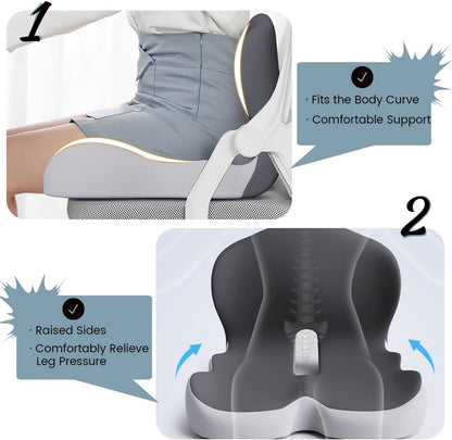 BODYFORM PAD – Ergonomic Memory Foam Seat Cushion for Everyday Comfort