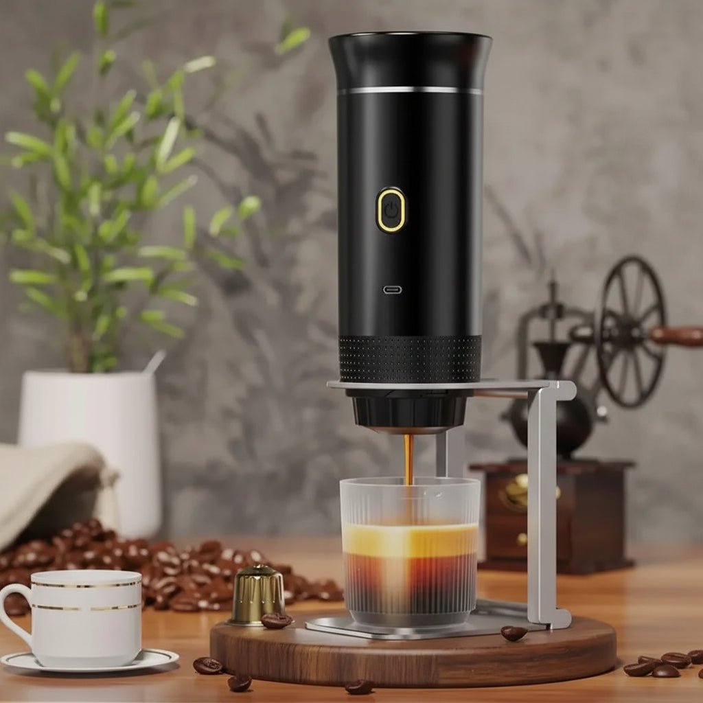 ESPRESSOCRAFT – Premium Portable 3-in-1 Espresso Maker with High-Pressure Brewing