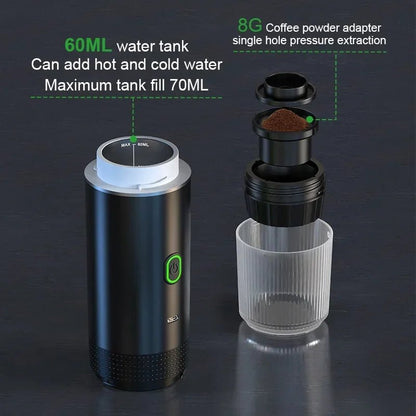 ESPRESSOCRAFT – Premium Portable 3-in-1 Espresso Maker with High-Pressure Brewing