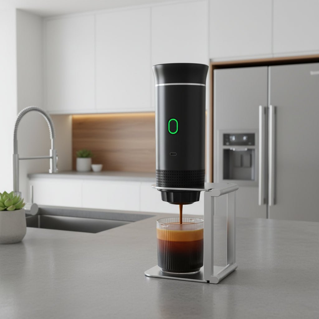 ESPRESSOCRAFT – Premium Portable 3-in-1 Espresso Maker with High-Pressure Brewing