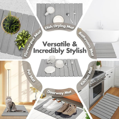 EVODRY – Instant-Dry Diatomite Stone Mat for Clean, Hygienic Surfaces