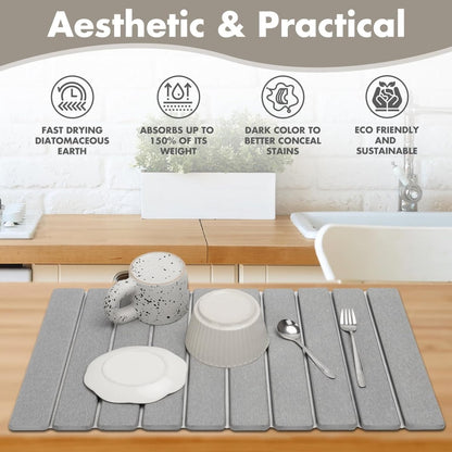 EVODRY – Instant-Dry Diatomite Stone Mat for Clean, Hygienic Surfaces