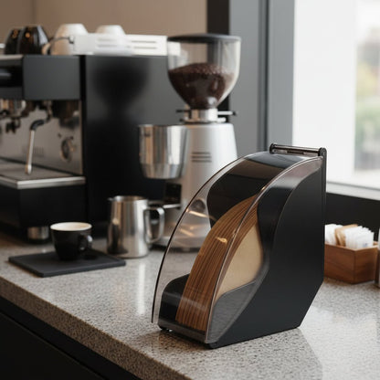 FILTERIA – Hand Brew Coffee Filter Holder with Clear Acrylic Lid
