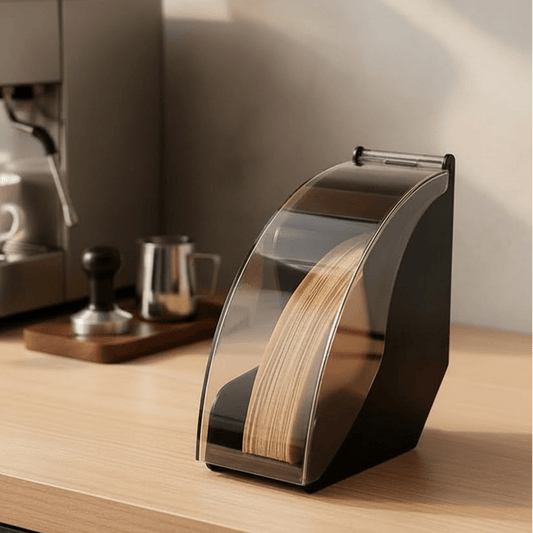 FILTERIA – Hand Brew Coffee Filter Holder with Clear Acrylic Lid