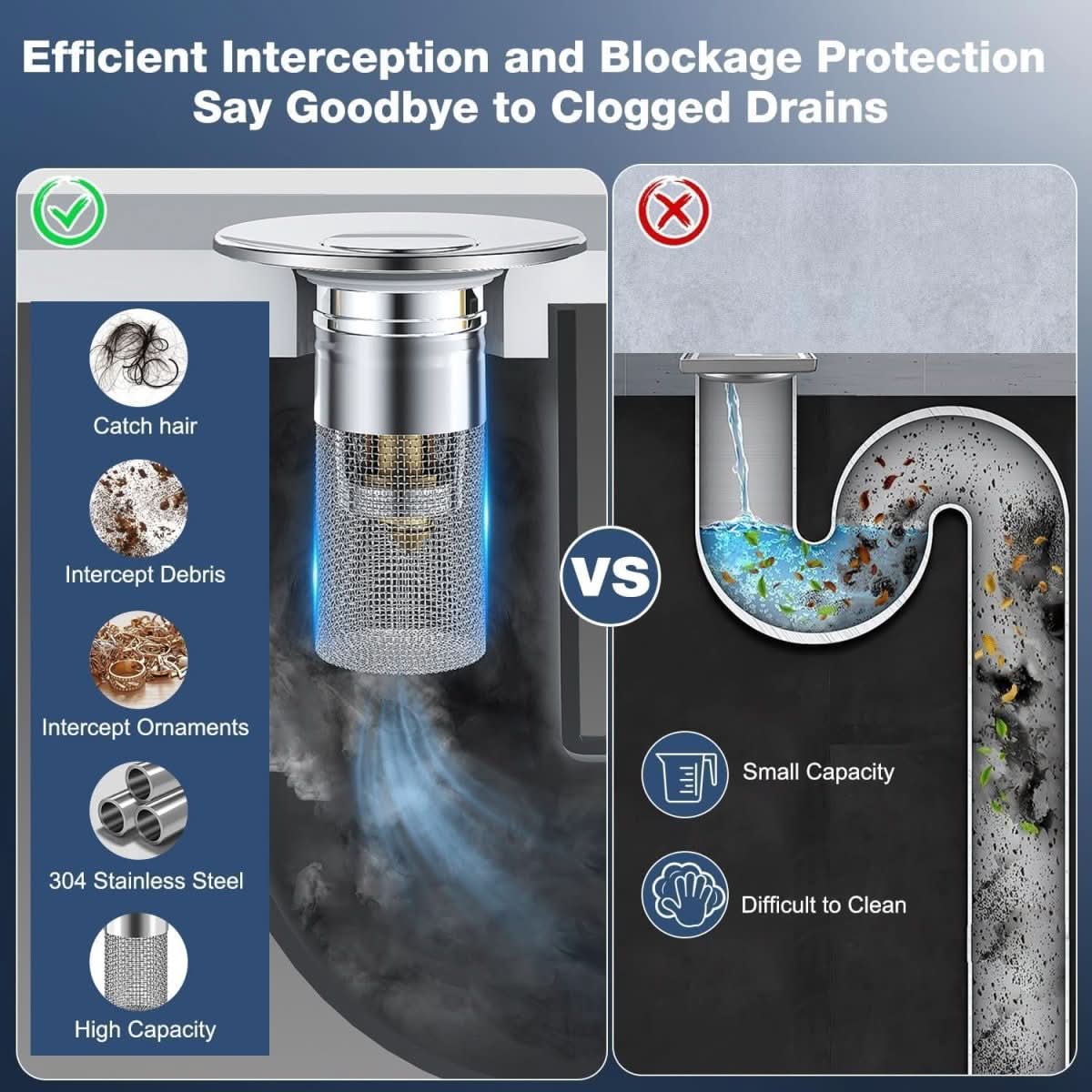 STOPBLOCK – Drain Protector for Clog Prevention & Jewelry Safety