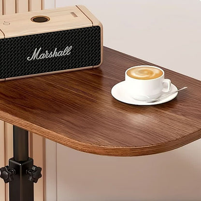 LIVELIFT – Adjustable Side Table for Sofa & Bed with Wooden Top