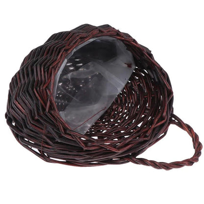 FLORABASK – Elegant Wicker Planter Basket for Decorative Storage
