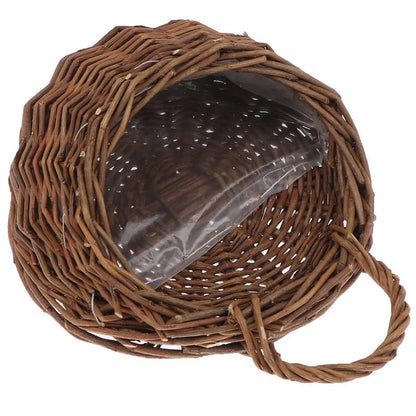 FLORABASK – Elegant Wicker Planter Basket for Decorative Storage