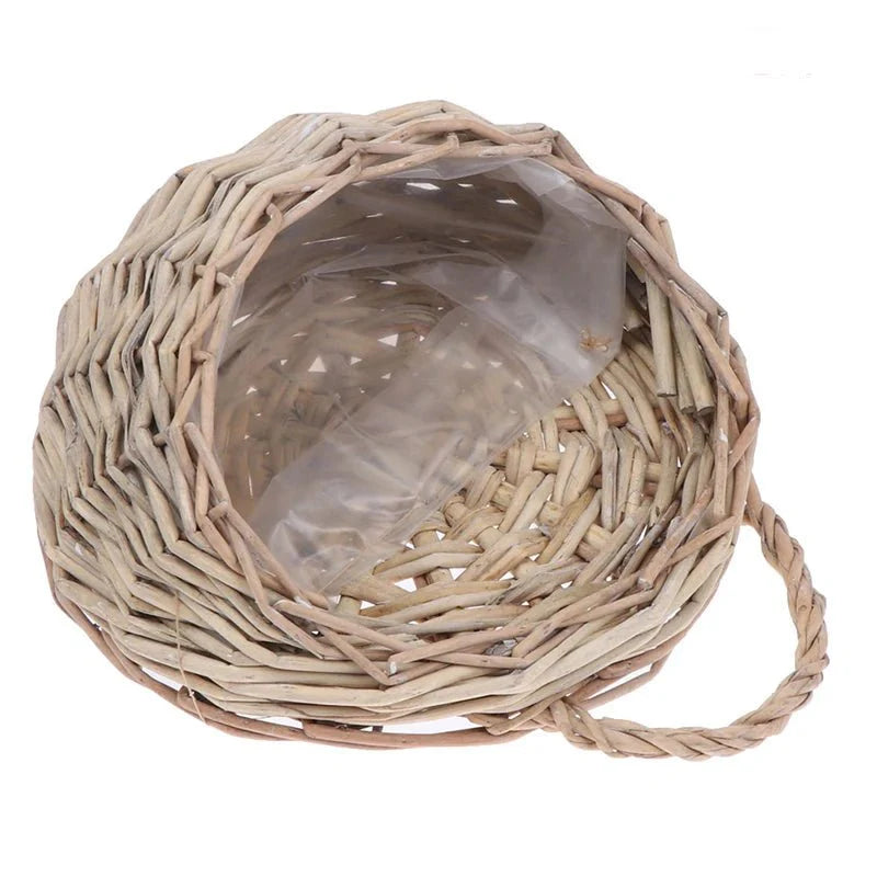 FLORABASK – Elegant Wicker Planter Basket for Decorative Storage