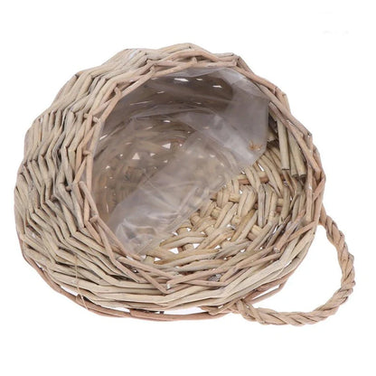 FLORABASK – Elegant Wicker Planter Basket for Decorative Storage