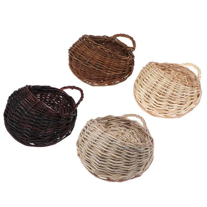 FLORABASK – Elegant Wicker Planter Basket for Decorative Storage