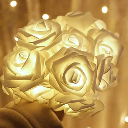 FLORAGLOW – Rose Fairy Lights with Soft Warm LEDs for Valentine’s Day Ambience