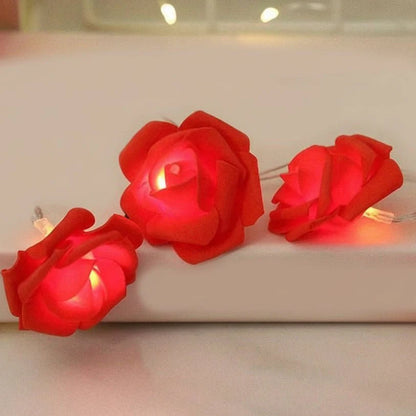 FLORAGLOW – Rose Fairy Lights with Soft Warm LEDs for Valentine’s Day Ambience