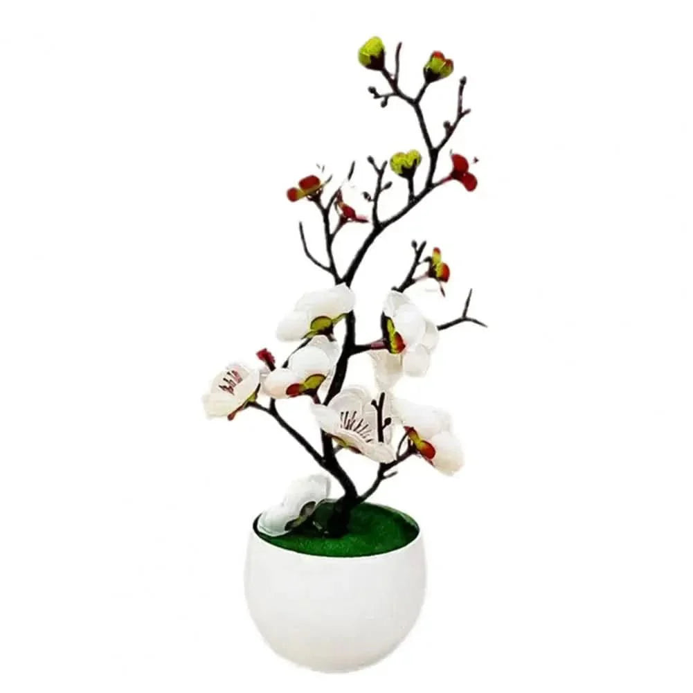 FLORAPLUM – Elegant Artificial Plum Blossom Flowers for Lifelike Decor
