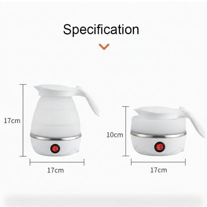 FOLDHEAT – Compact 0.6L Portable Electric Kettle with Folding Design