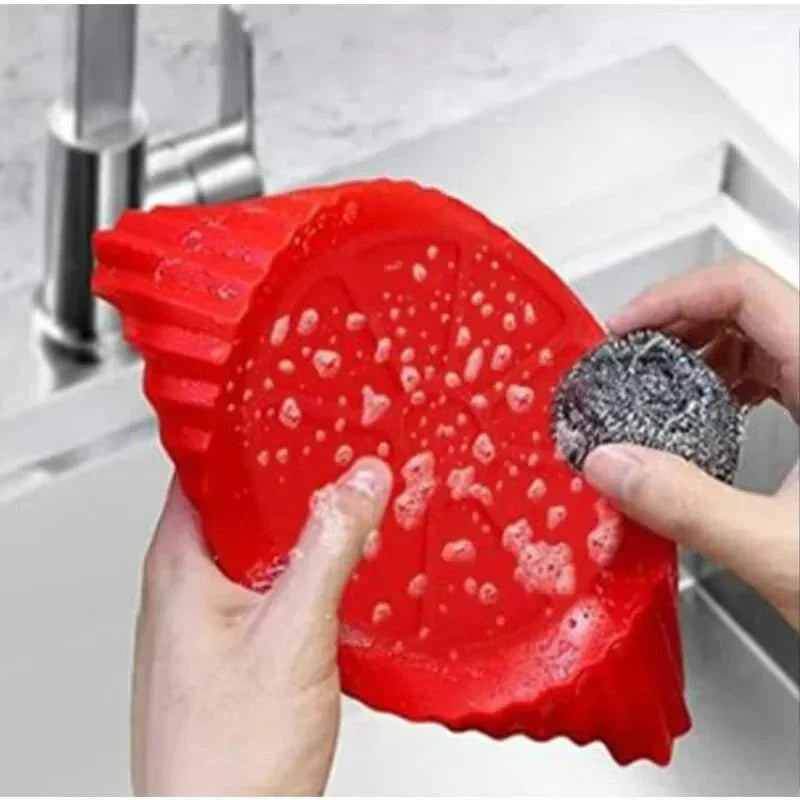 FOLDICOOK – Foldable Silicone Air Fryer Baking Tray with High-Temperature Resistance