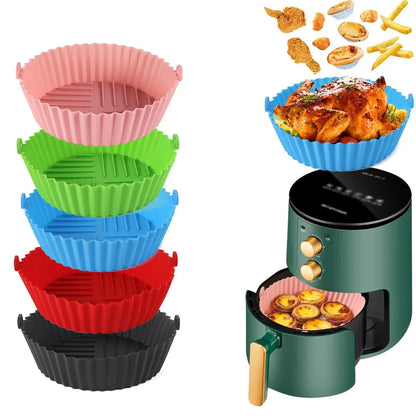 FOLDICOOK – Foldable Silicone Air Fryer Baking Tray with High-Temperature Resistance