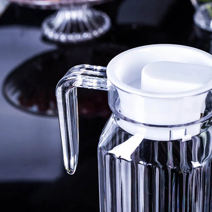 FRESHPITCH – 1.1L Plastic Juice Pitcher with Easy-Grip Handle & Easy Cleaning