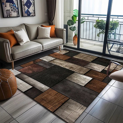 GEOMORA SOFTLY – Stylish Geometric Area Rug for Soft Non-Slip Home Comfort