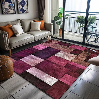 GEOMORA SOFTLY – Stylish Geometric Area Rug for Soft Non-Slip Home Comfort