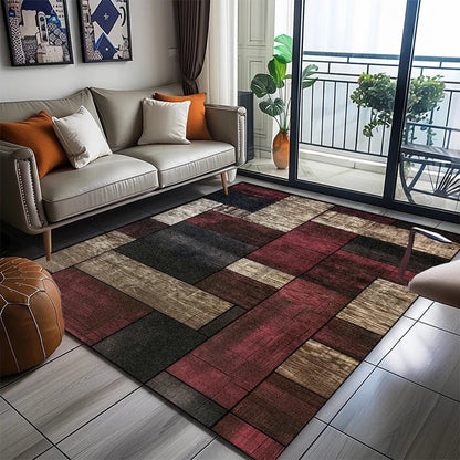 GEOMORA SOFTLY – Stylish Geometric Area Rug for Soft Non-Slip Home Comfort