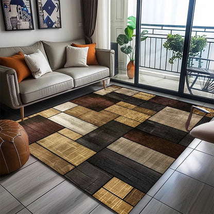 GEOMORA SOFTLY – Stylish Geometric Area Rug for Soft Non-Slip Home Comfort