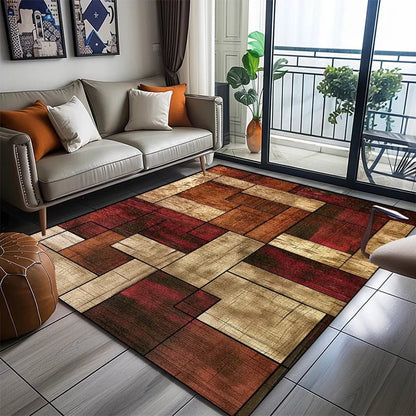 GEOMORA SOFTLY – Stylish Geometric Area Rug for Soft Non-Slip Home Comfort
