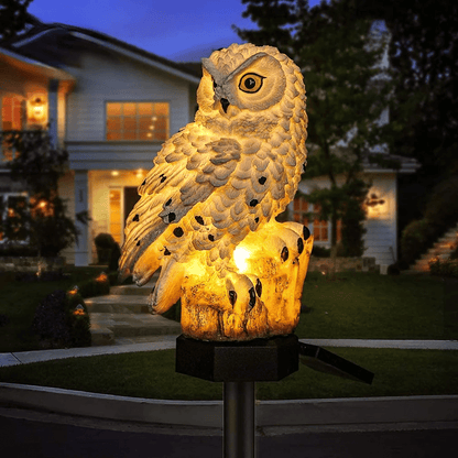 GLOWOWL – Solar Decorative Owl Light for Garden Paths and Yards