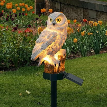 GLOWOWL – Solar Decorative Owl Light for Garden Paths and Yards