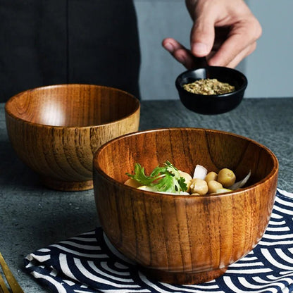 GREENFEAST – Eco-Friendly Wooden Bowl for Everyday Sustainable Dining