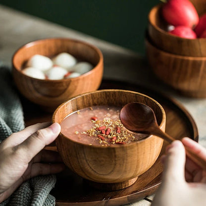 GREENFEAST – Eco-Friendly Wooden Bowl for Everyday Sustainable Dining