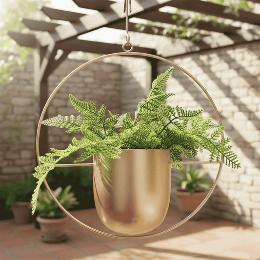 GREENHOLD – Minimalist Wall Plant Hanger with Adjustable Chain for Clean and Modern Spaces