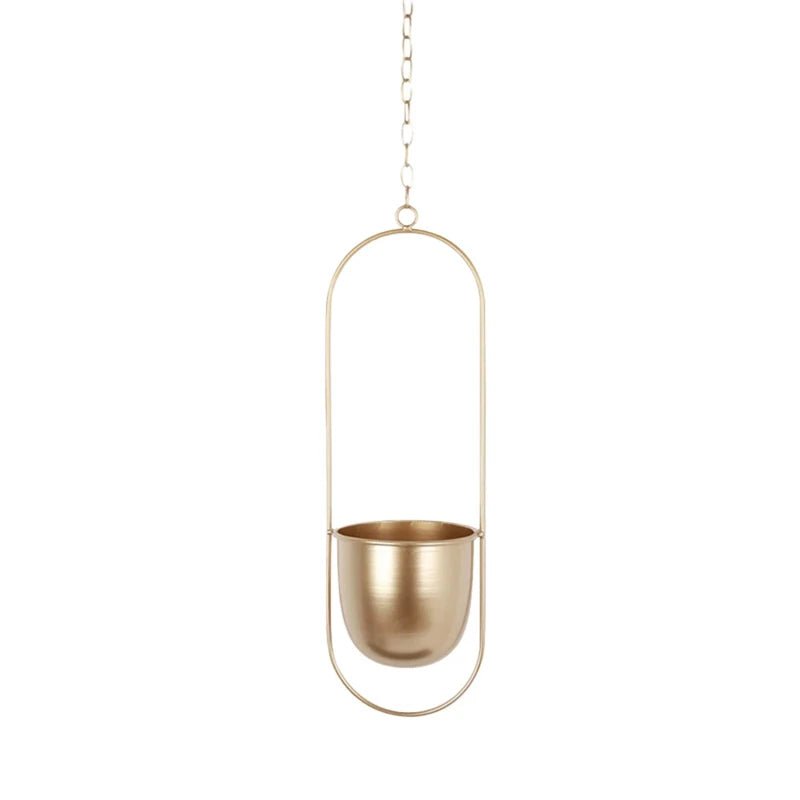 GREENHOLD – Minimalist Wall Plant Hanger with Adjustable Chain for Clean and Modern Spaces