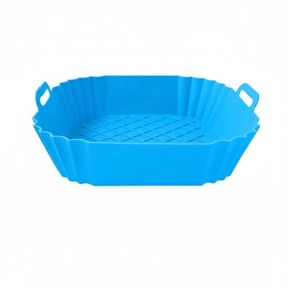 GRIPFRY – Silicone Air Fryer Liner with Side Handles for Clean, Non-Stick Cooking