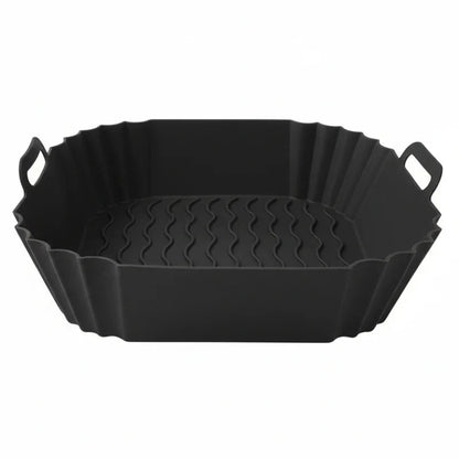 GRIPFRY – Silicone Air Fryer Liner with Side Handles for Clean, Non-Stick Cooking